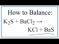 Chemical Reactions and Precipitation