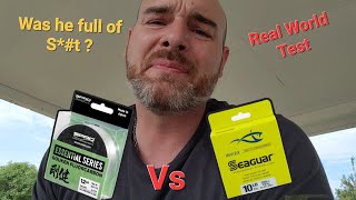 Seagur Invisx Vs Spro Essential Gouken Fluorocarbon: Real World Comparison.  
