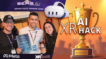 🏆 XR AI Hackathon Winner 2025 | Best Use of AI – SensAI Hackademy Cologne