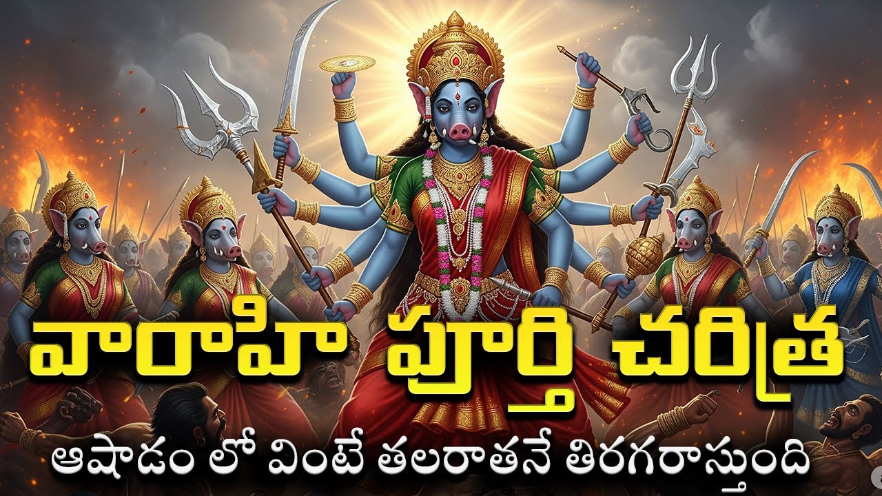 వారాహిదేవి చరిత్ర ఆషాడం స్పెషల్ వీడియో మెగాఎపిసోడ్ II Telugu Mythology stories