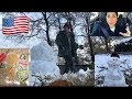 MI VIDA EN USA 🇺🇸 |GALLETAS DE NAVIDAD ,COCINO ,LLEGO LA NIEVE A USA | DIA 8,9 DEC 17