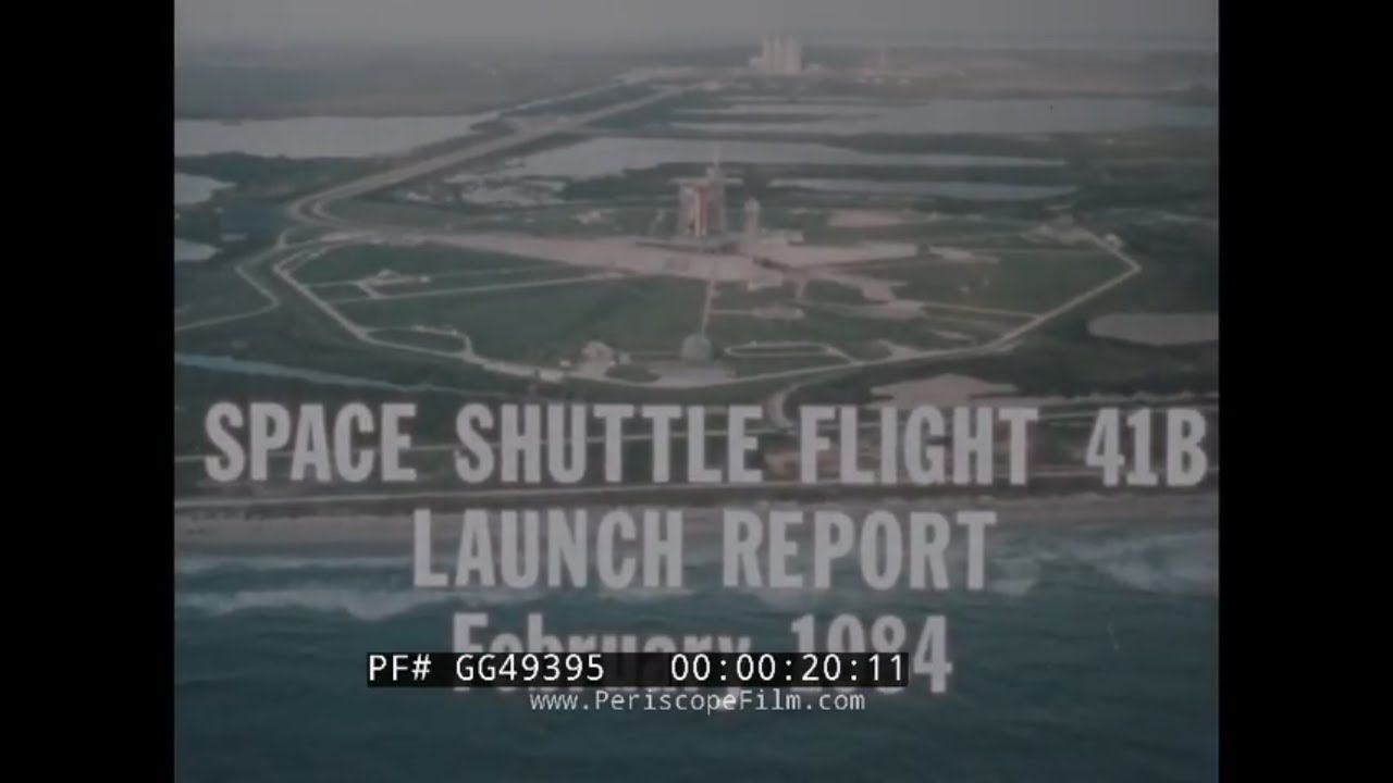 NASA SPACE SHUTTLE CHALLENGER FLIGHT STS-41-B LAUNCH REPORT