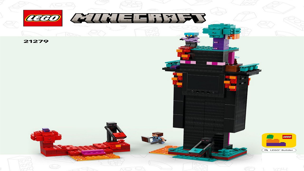 ⛏ LEGO instructions ⛏ Minecraft ⛏ 21279 ⛏ The Enderman Tower