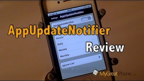 AppUpdateNotifier - Notifications for AppStore Updates