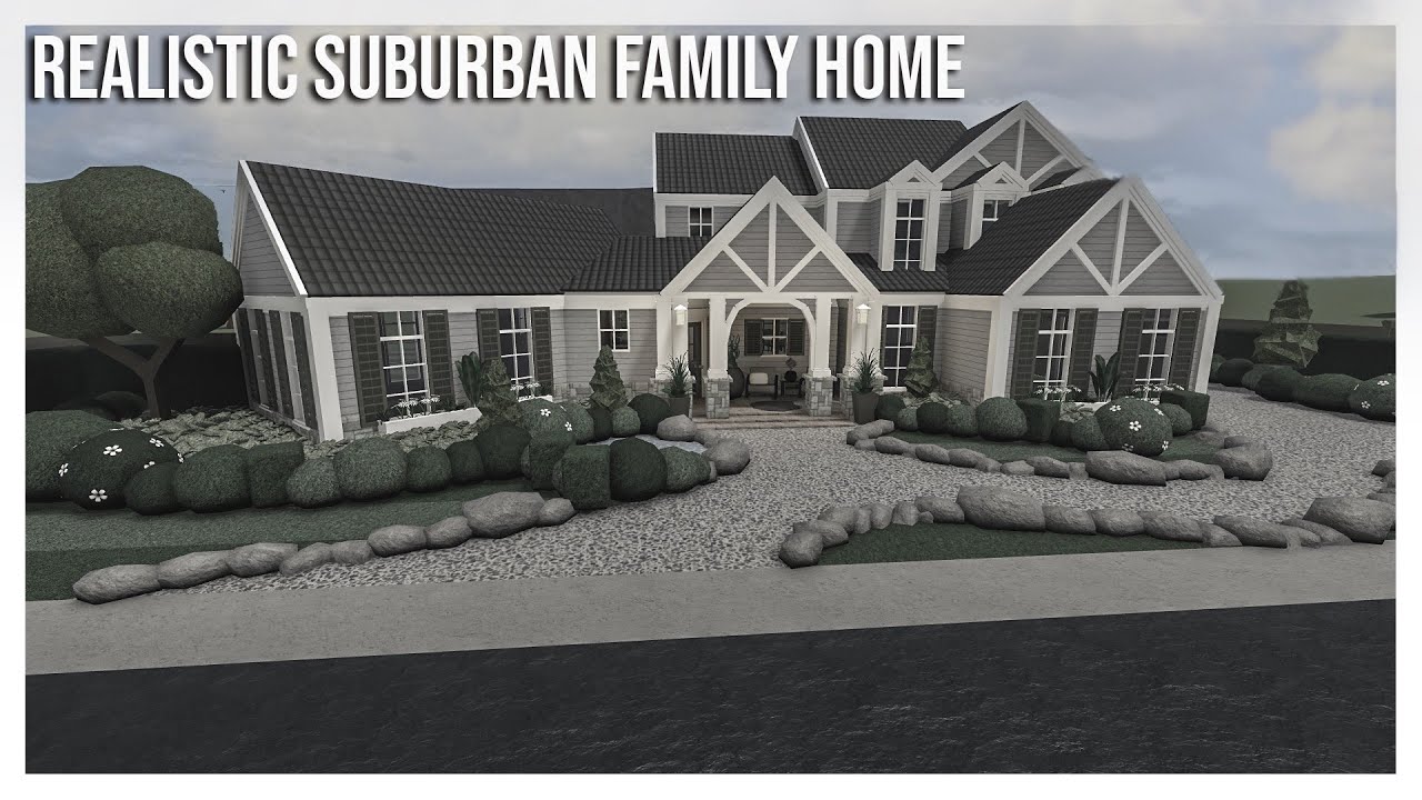 Large Suburban Home - Showcase - 100% Finished - Roblox