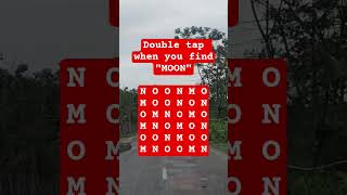 Observation Visual Test: 5 Seconds For You To Spot:MOON . Try Your Skills!  #search #puzzle #shorts