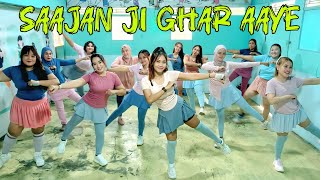 SAAJAN JI GHAR AAYE | CREATIVE AEROBICS | BOLLYWOOD DANCE | SABURIA | CHOREOGRAPHY BY NENG VITA