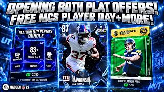 FREE MCS PLAYER DAY! OPENING BOTH NEW PLATINUM OFFERS! LEAKS+MORE!