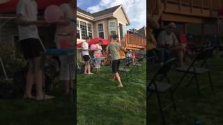 Backyard games at End Of Summer Bash 2016
