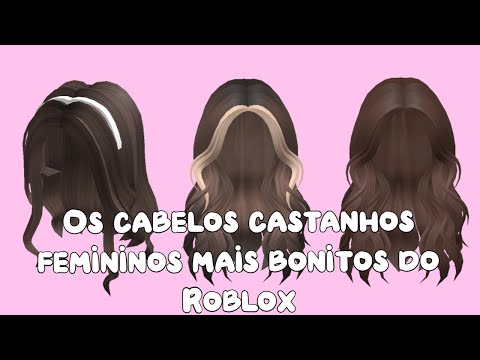 OS CABELOS LOIROS FEMININOS MAIS BONITOS DO ROBLOX - TOP 13 