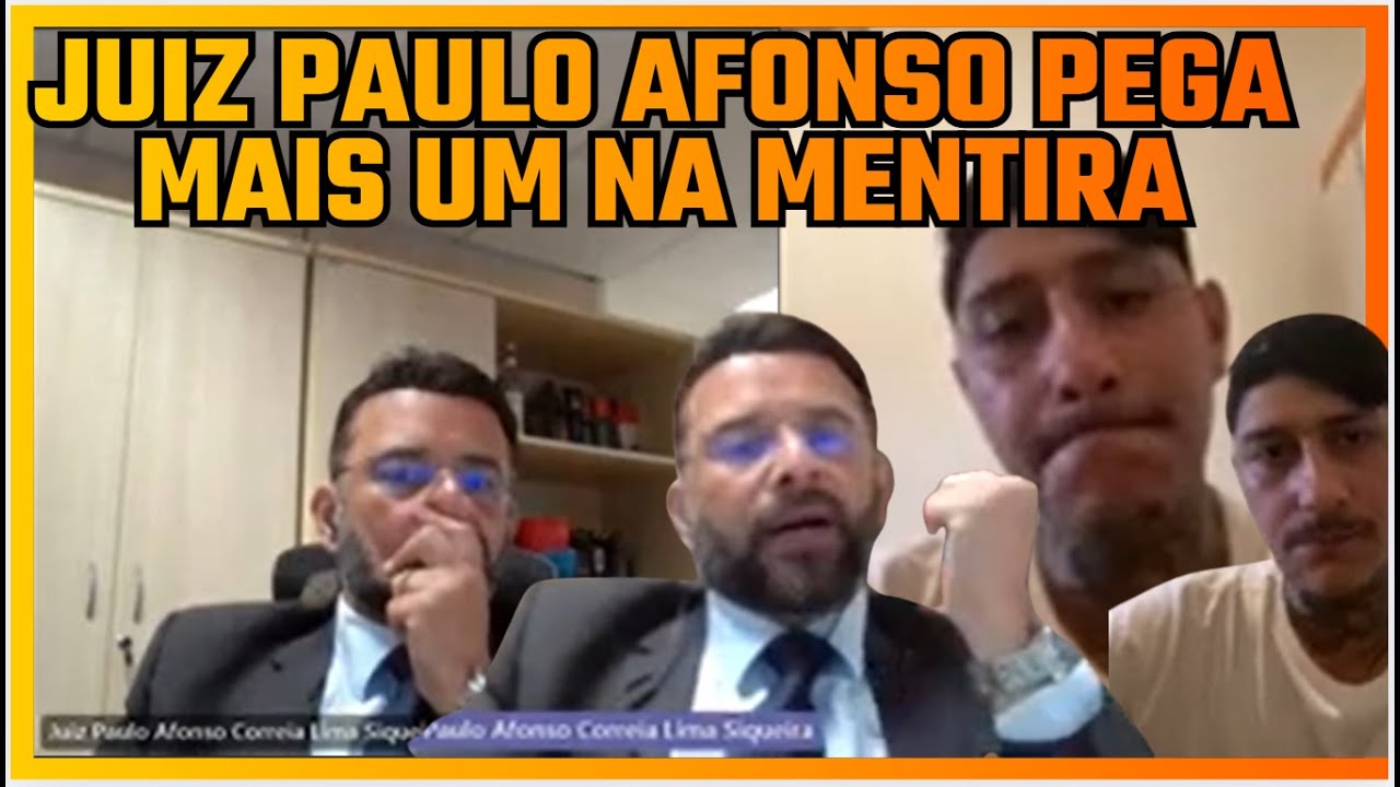 🔔JUIZ PAULO AFONSO ESPREME TRAFICANTE