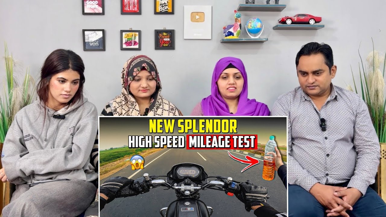 2025 New Hero Splendor Xtec High Speed Mileage Test | Hero Splendor 1L Mileage | Reactology