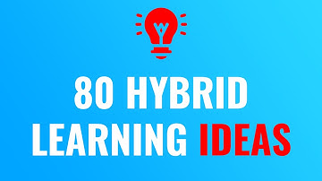 80 Blended/Hybrid Learning Ideas & Tools