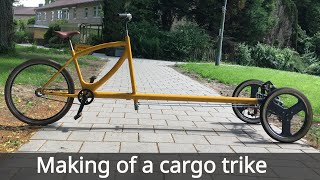 DIY Reverse Tilting Cargo Trike #3 - Complete build