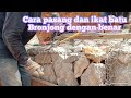 Cara pasang batu bronjong dengan benar gabion struktur