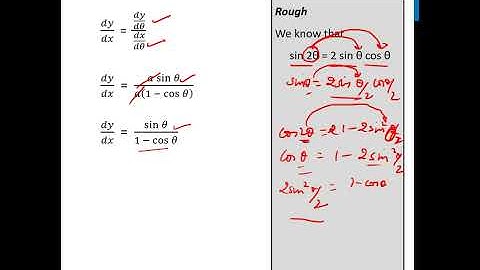 Question 26 (B) - [SQP] If x = a(θ−sin θ), y = a(1−cos θ) find (d^2 y)/(dx^2)