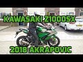 Kawasaki Z1000SX 2018 NEW EXHAUST | Akrapovic titanium Sound, DB Volume check, revs