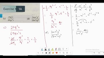 Exercise 1A Q1 (c) and (d) 8th Edition Chapter 1 Algebraic Fractions and Formulae ||Book 3||