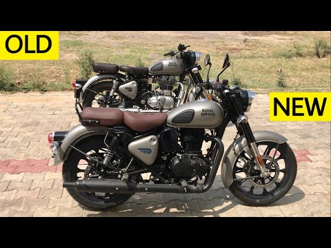 Royal Enfield Classic 350 Gunmetal Grey New Model vs Old Model