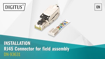 DIGITUS Professional Shielded RJ45 connector for field assembly Tutorial