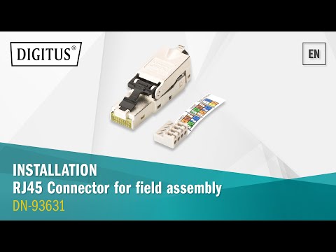 DIGITUS Professional Shielded RJ45 connector for field assembly Tutorial