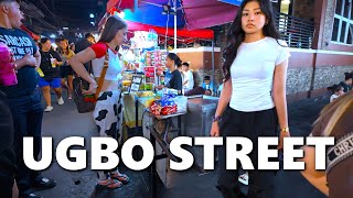 Night Scenes in the Famous Ugbo Street Tondo Manila [4K]