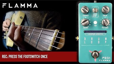 FLAMMA FS01 Drum Machine & Phrase Loop Pedal