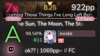 [8.25⭐Live] mrekk | Aether Realm - The Sun, The Moon, The Star [Mourning]  HR 98.58% {#11 922pp 7❌}