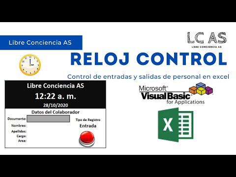 ?Tutorial de como crear un RELOJ CONTROL de entradas y salidas de personal? - Libre Conciencia AS