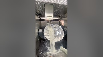 5-axis machining of impellers and turbochargers. #cnc #5axis #machining #turbocharger #impeller