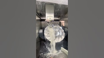 5-axis machining of impellers and turbochargers. #cnc #5axis #machining #turbocharger #impeller