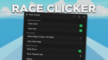 Race Clicker Script (Auto Win, Auto Rebirth, Auto Craft, Auto Click, Auto Eggs)