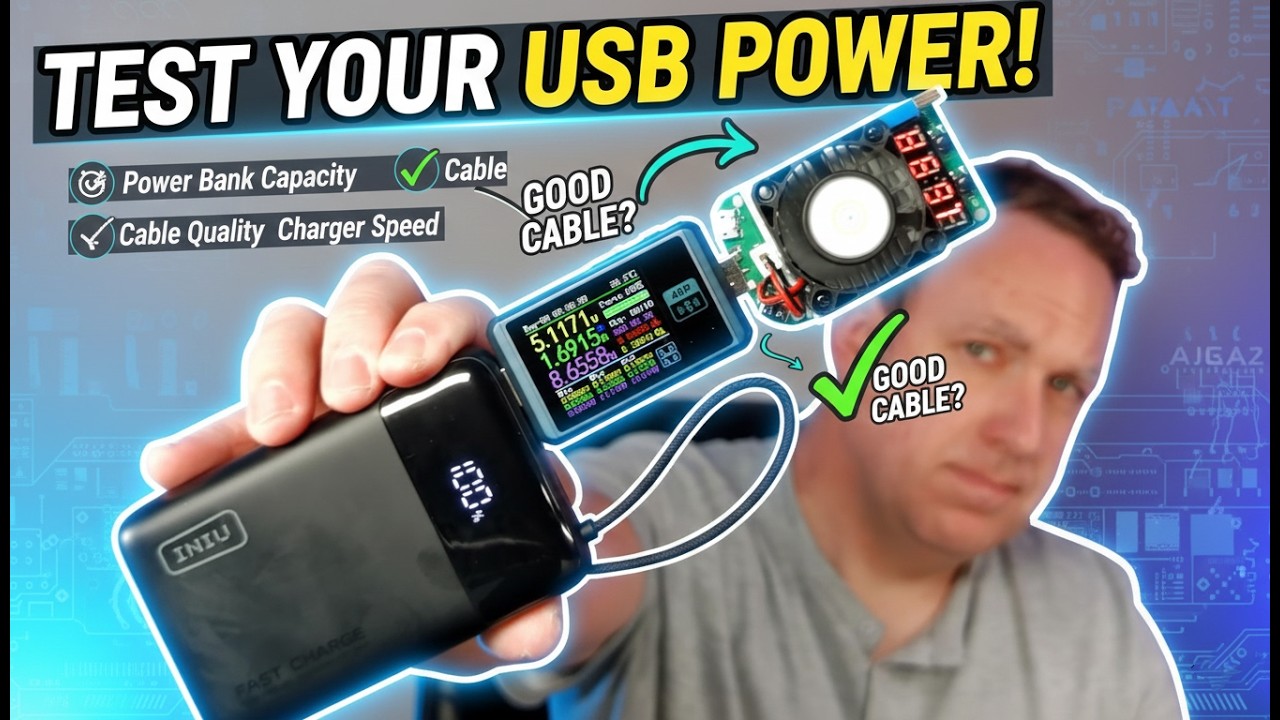 How to use the FNIRSI USB Power Tester and DROK USB Load Tester to test ...