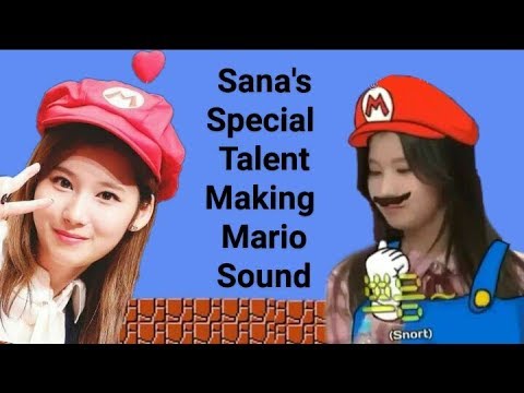 Twice Sana Making the Mario Sound