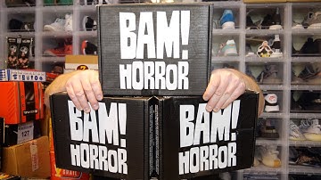 Cracking open 3 BAM BOX HORROR Mystery Boxes