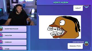 Adin Ross Plays Gartic Phone with xQc, Stable Ronaldo, Cuffem & Cheesur screenshot 4