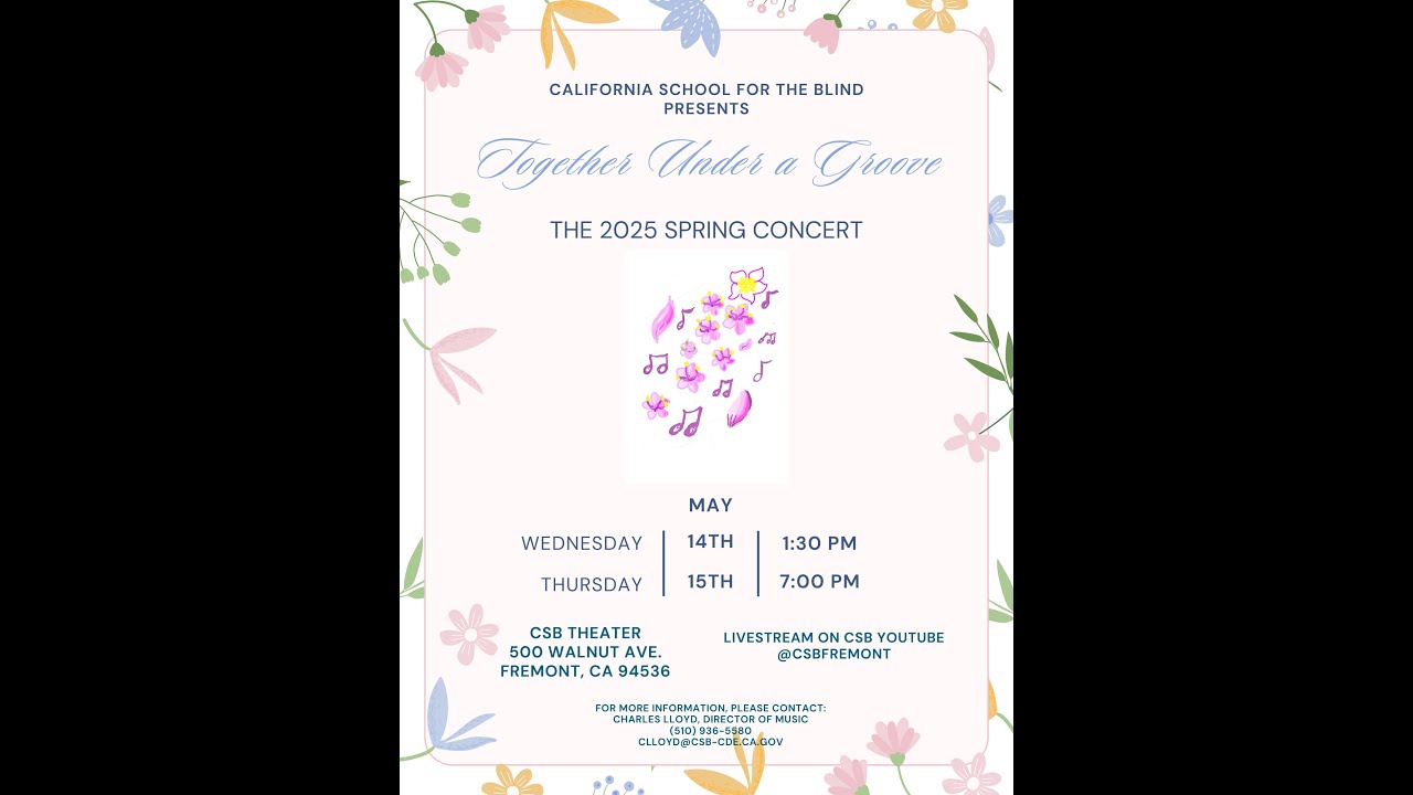 CSB 2025 Spring Concert - Thurs. May 15 - YouTube