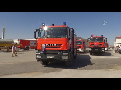 Azerbaycan'dan yangınlara destek amacıyla gelen 53 araçlık konvoy Afyonkarahisar'a ulaştı