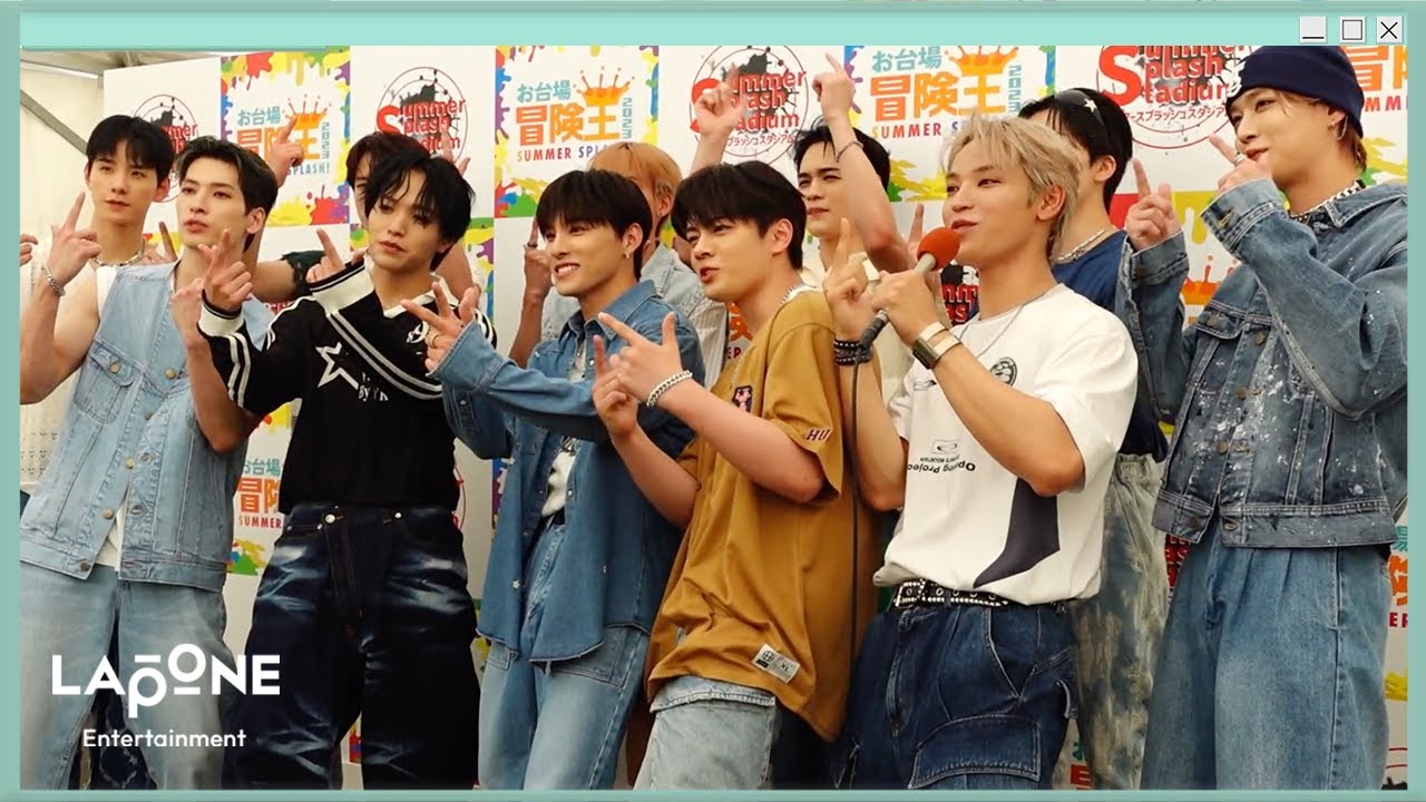 JO1 BEHIND] お台場冒険王 2023 SUMMER SPLASH! めざましライブ - YouTube