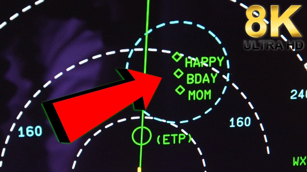 Pilot Message Box How to write text messages on the Navigation Display | Airbus A320 ...