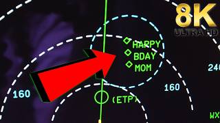 How to write text messages on the Navigation Display | Airbus A320 Tutorial.