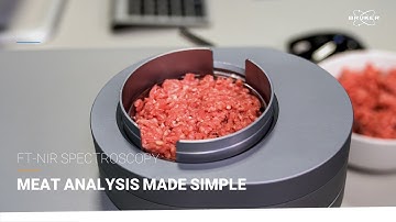 Meat analysis made simple with FT-NIR spectroscopy