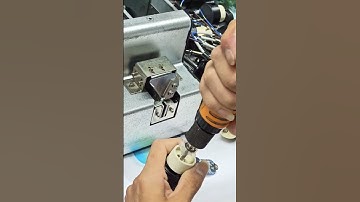 Fixed GU10 light seat in production line#ledmanufacturer #ledlight #light #workshop #spotlight