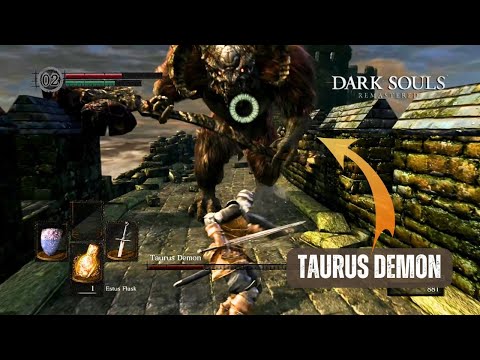 DARK SOULS REMASTERED - Taurus Demon | BOSS FIGHT 2