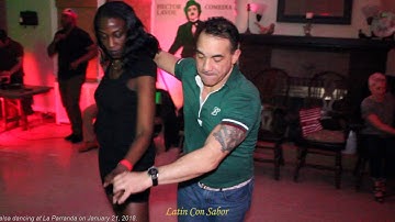 Tease of Salsa dancing at La Parranda con www.Latinconsabor.com in the house!!!