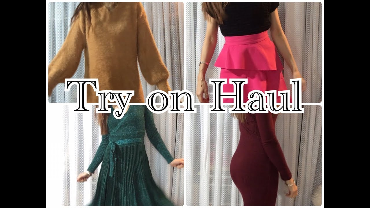 TRY ON HAUL online fashion - YouTube