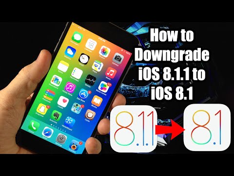 How to Downgrade iOS 8.1.1 to iOS 8.1