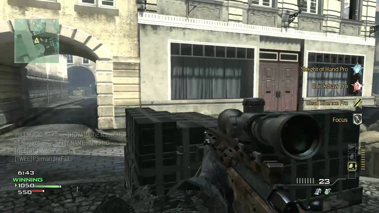 OpTic NaDeSHoT: MW3 FFA MSR Commentary - Gameplay Standards