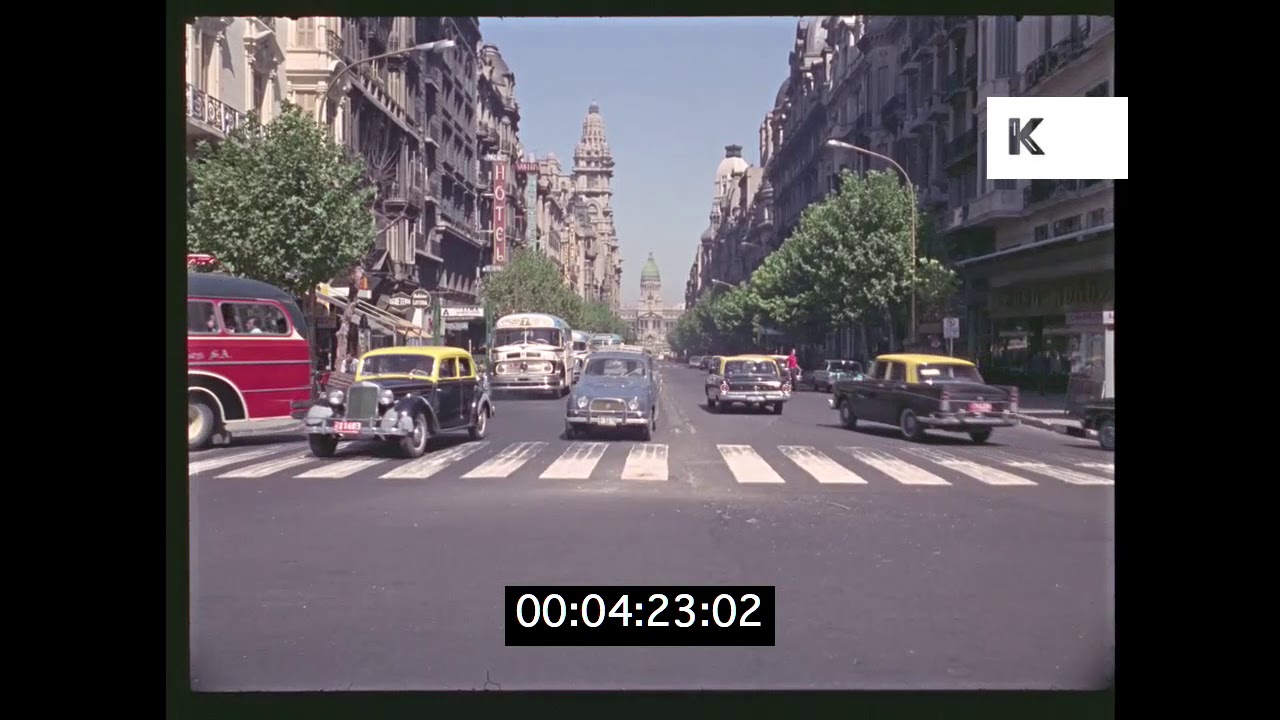 1960s Buenos Aires Street Scenes, 35mm - YouTube
