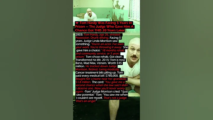 💔 Tom Hardy Was Facing 5 Years In Prison — The Judge Who Gave Him A Chance Got THIS 20 Years Later